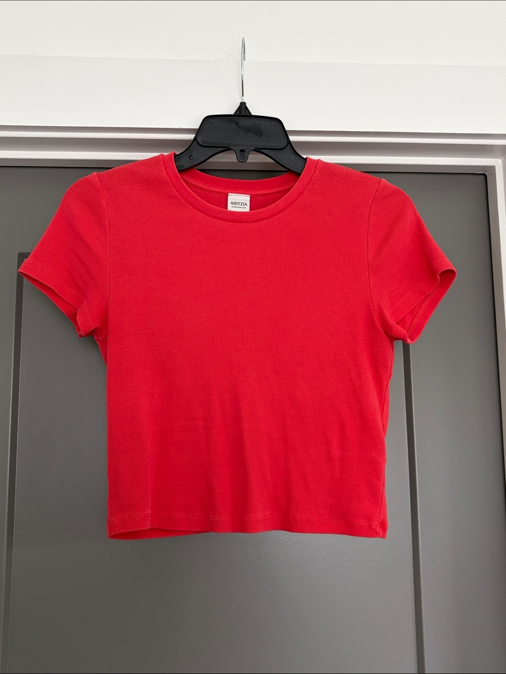 Aritzia Homestretch Rib Crew Waist T-shirt